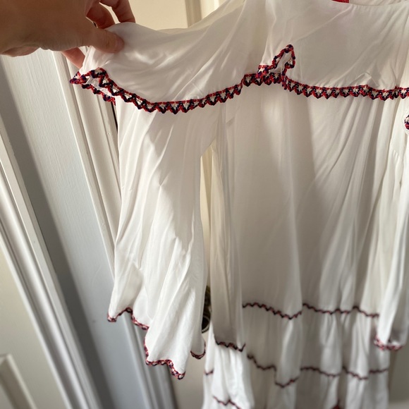 Red Carter Cold Shoulder Dress - Picture 3 of 3